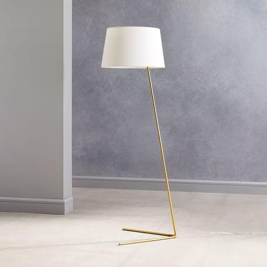 Angled Outline Floor Lamps (66")