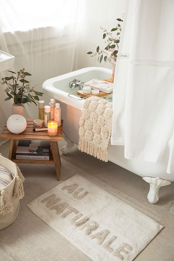 UO Home au natural bath mat 