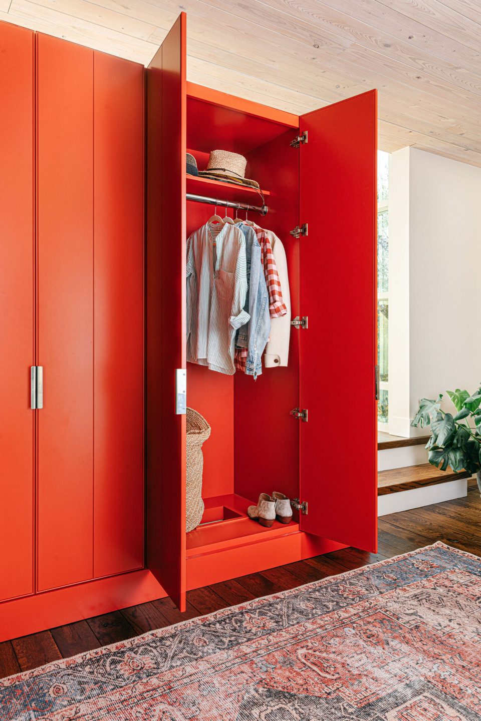 anita yokota home therapy orange coat mudroom closet