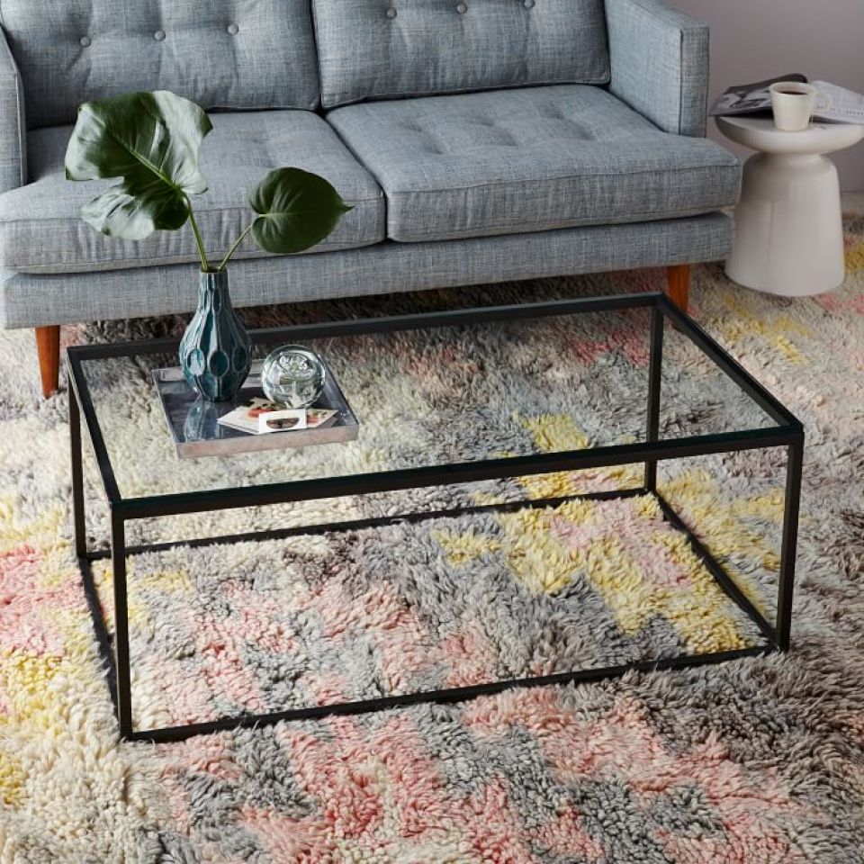 how to find west elm coffee table glass 