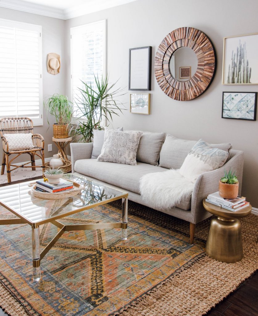 boho eclectic living room