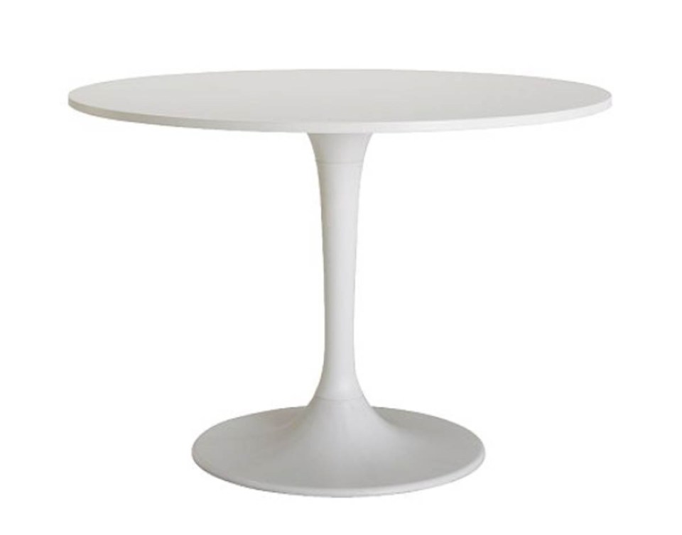 IKEA DOCKSTA white tulip table 