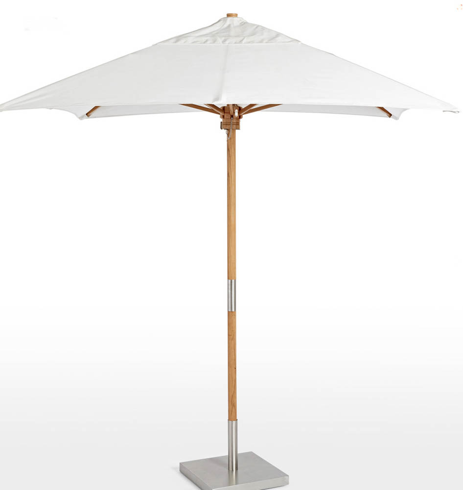 rejuvenation sunbrella white neutral umbrella 