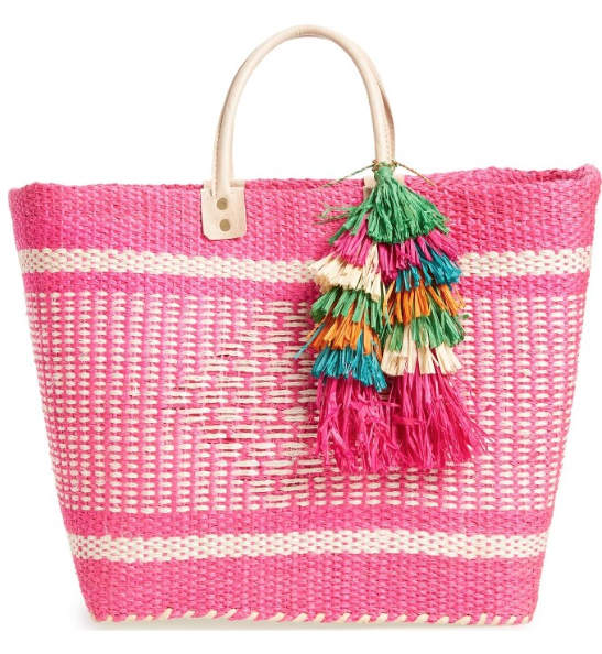 mar Y sol Ibiza tote pink