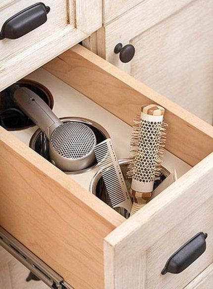 54+ Ideas for bath room storage ideas for hair dryers drawers #hair #bath