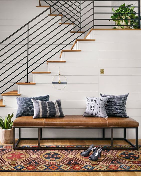 Add Contrast so Black Railings don't dominate your space!