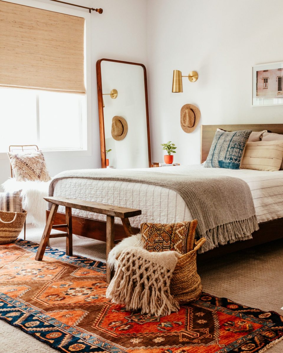 Anita Yokota method bedroom furniture boho style decor 