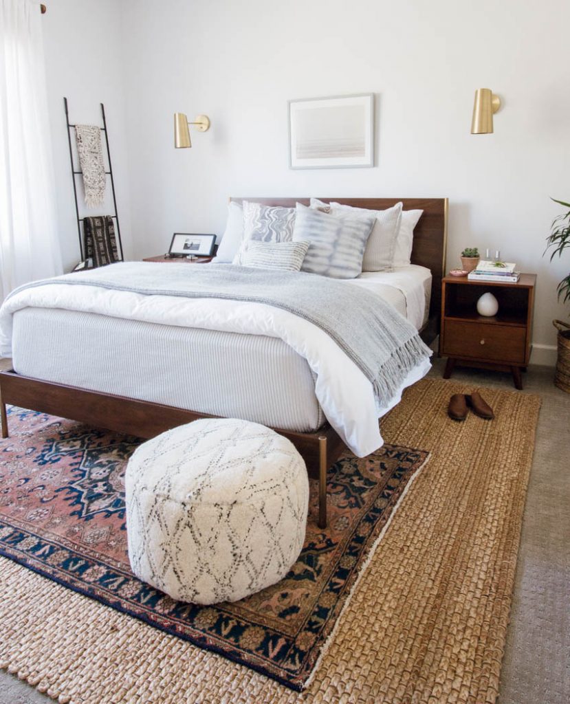 scandiboho bedroom parachute home west elm bed