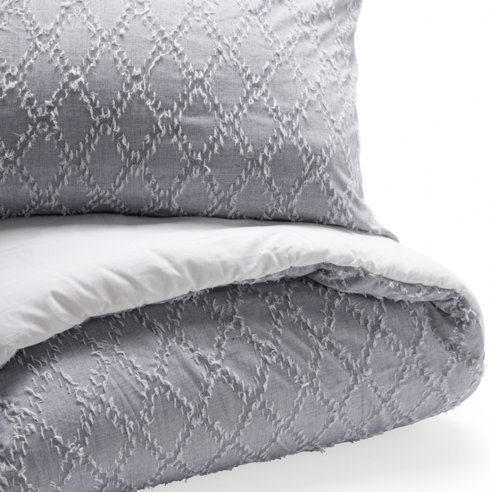 JACQUARD CHAMBRAY BEDDING WALMART